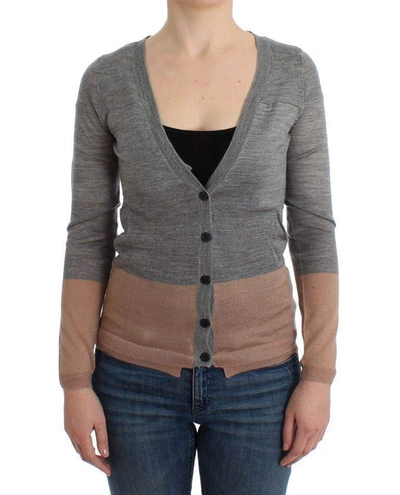 Shop Costume National Lightweight Cardigan In Gray