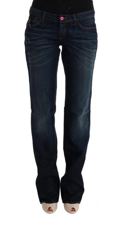 Shop Costume National C'n'c   Cotton Regular Fit  Jeans In Blue