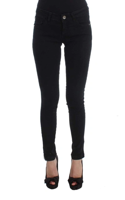 Shop Costume National C'n'c  Cotton Slim Fit  Jeans In Black