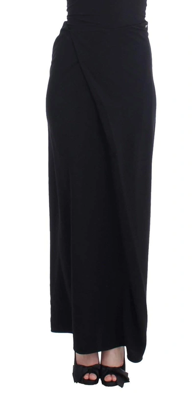 Shop Costume National C'n'c  Full Length Maxi Skirt In Black