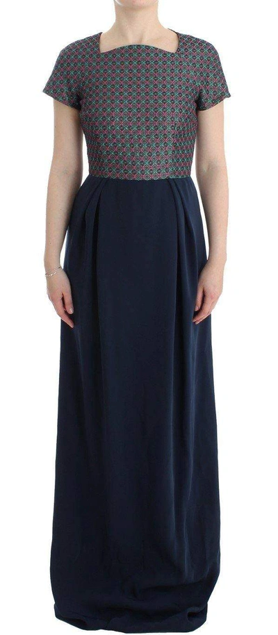 Cote Co|te Multicolor Short Sleeve Doris Long Women's Dress In Multicolor
