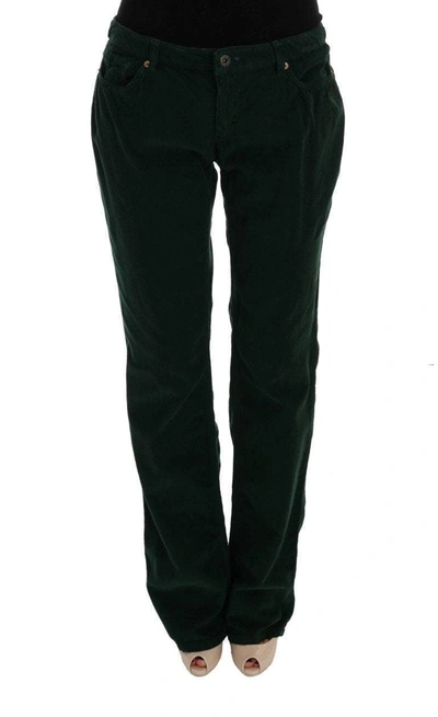 Shop Dolce & Gabbana Green Cotton Corduroys Jeans