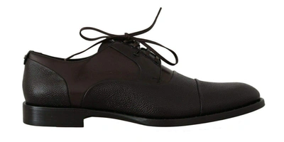 Shop Dolce & Gabbana Brown Leather Laceups Dress Mens Shoes