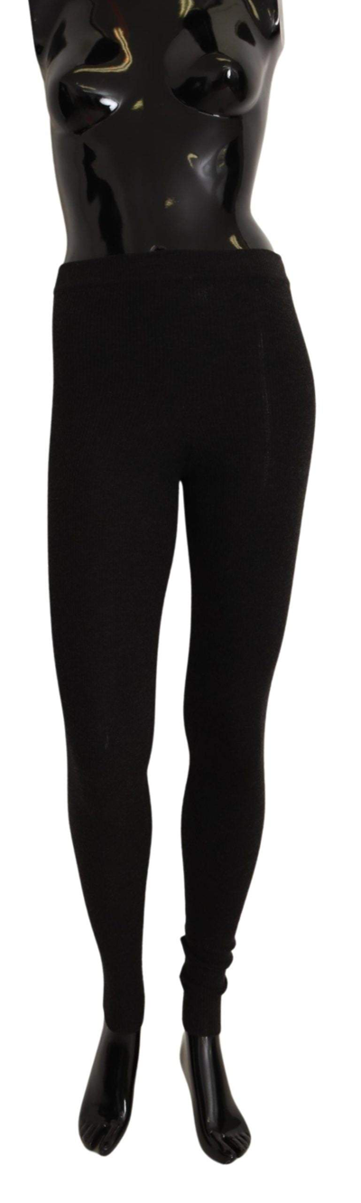 Dolce & Gabbana Gray Cashmere Tights Stocking Pantyhose Socks In Gray
