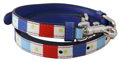 Dolce & Gabbana Multicolor 100% Leather Bag Accessory Shoulder Strap In Multicolor