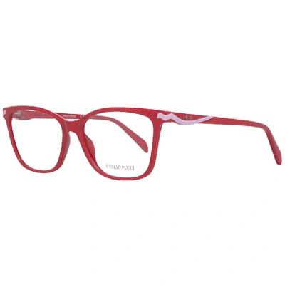Shop Emilio Pucci Red Women Optical Frames