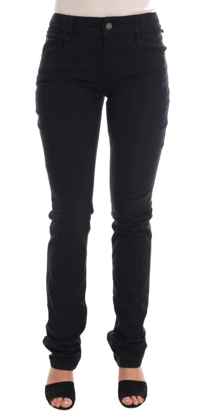 Shop John Galliano Denim Stretch Regular Fit Jeans In Black