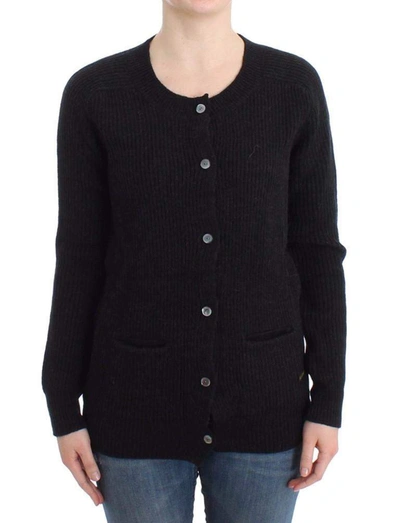 Shop John Galliano Wool Cardigan In Black