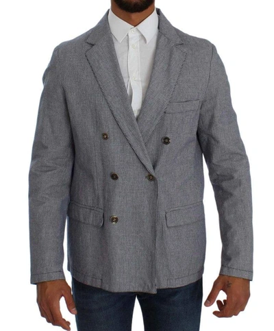Shop Master Coat Blue Double Breasted Regular Fit Blazer