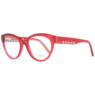 Shop Tod's Red Women Optical Frames