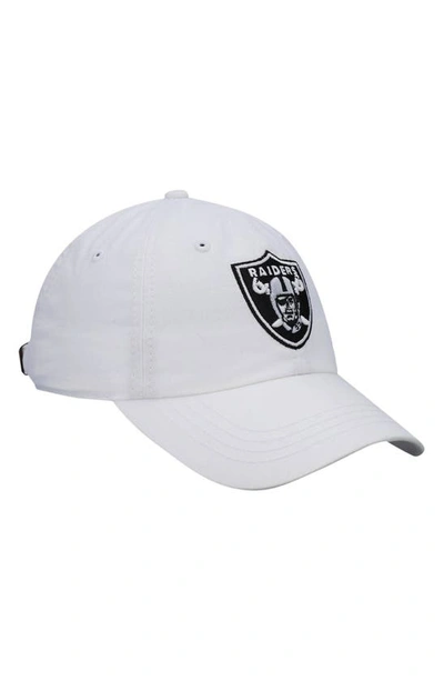 Shop 47 ' White Las Vegas Raiders Miata Clean Up Primary Adjustable Hat