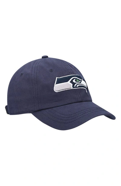 Shop 47 ' College Navy Seattle Seahawks Miata Clean Up Primary Adjustable Hat