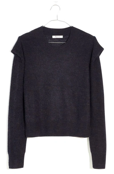 Shop Madewell Prentiss Pullover Sweater In Night Vision