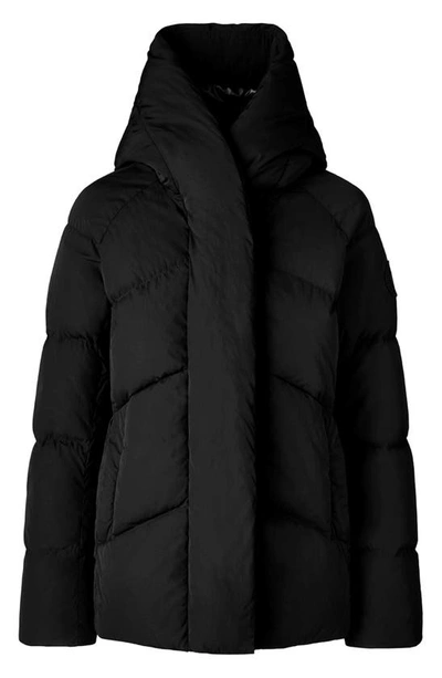 Shop Canada Goose Marlow Water Repellent 750 Fill Power Down Jacket In Black