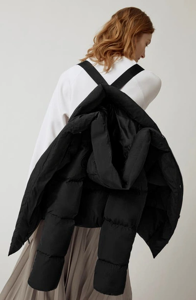 Canada Goose Marlow Puffer Jacket In Black