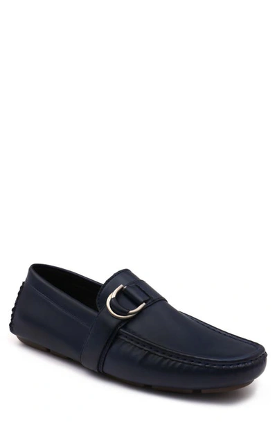 Shop Aston Marc Charter Side Buckle Driver In Navy