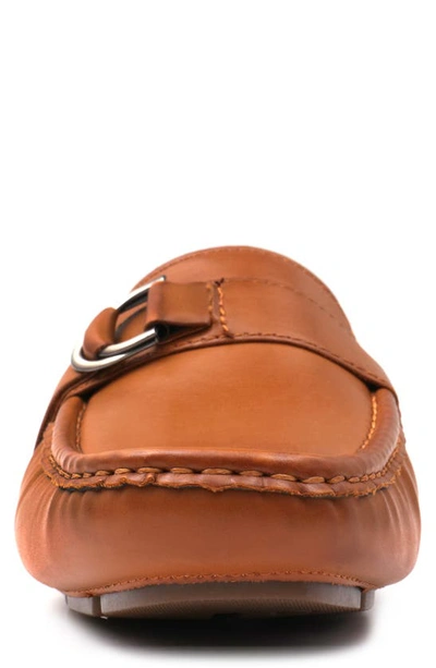 Aston Marc Charter Side Buckle Moccasin In Tan