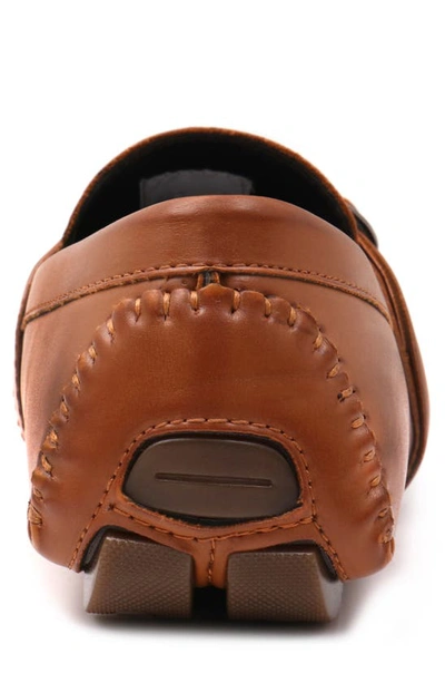Aston Marc Charter Side Buckle Moccasin In Tan