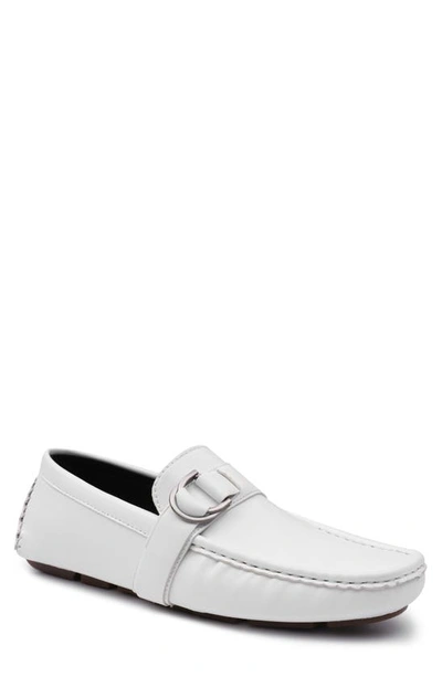 Shop Aston Marc Charter Side Buckle Driver In White