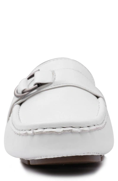 Shop Aston Marc Charter Side Buckle Driver In White