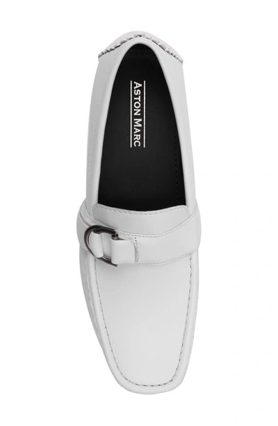 Shop Aston Marc Charter Side Buckle Driver In White