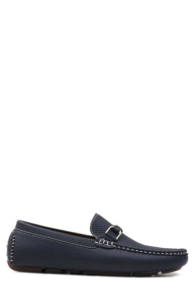 Aston Marc Charter Driving Moccasin In Navy