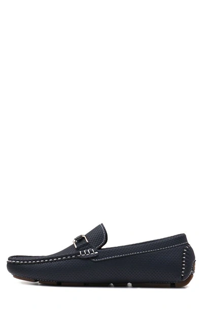 Aston Marc Charter Driving Moccasin In Navy