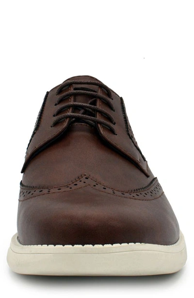 Shop Aston Marc Ardon Wingtip Sneaker In Brown