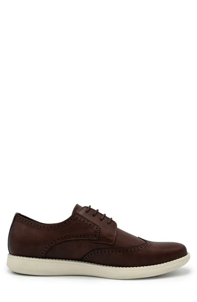 Aston Marc Ardon Wingtip Sneaker In Brown