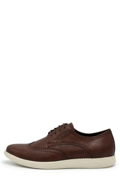 Aston Marc Ardon Wingtip Sneaker In Brown