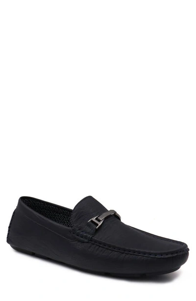 Shop Aston Marc Charter Bit Loafer In Navy