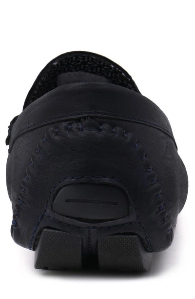 Aston Marc Charter Bit Loafer In Navy
