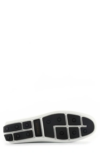 Aston Marc Charter Bit Loafer In White