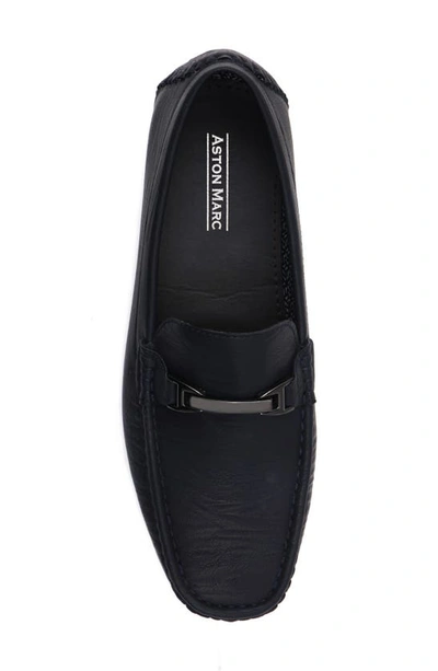 Aston Marc Charter Bit Loafer In Navy