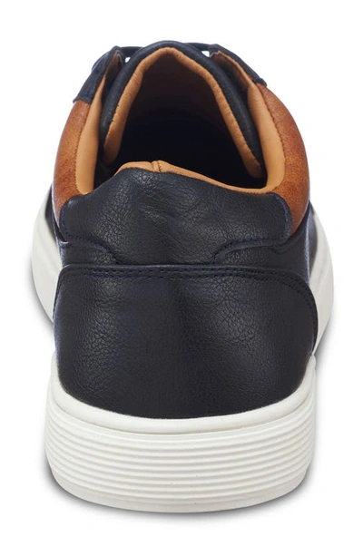 Aston Marc Stallion Court Sneaker In Navy