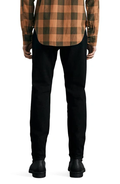 Rag & Bone Fit 3 Authentic Stretch Athletic Fit Jeans In Black