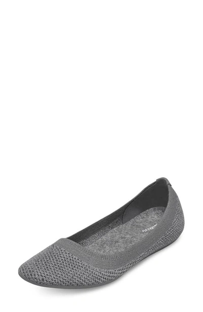 Shop Allbirds Tree Breezer Ballet Flat In Mist