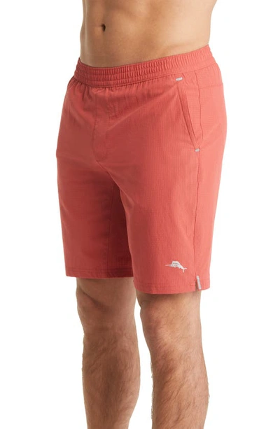 Shop Tommy Bahama Monterey Coast Swim Trunks In Baked Apple