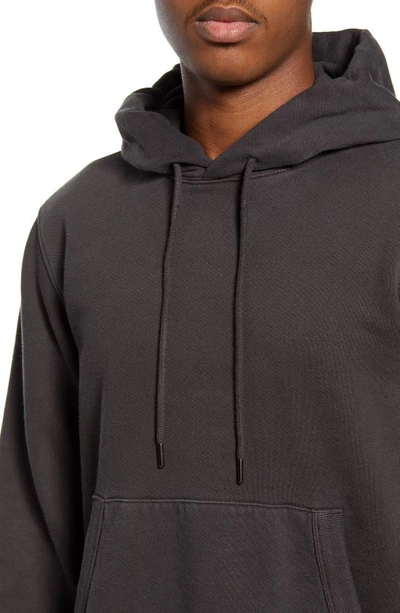 Shop Madewell Hooded Sweatshirt In Black Coal