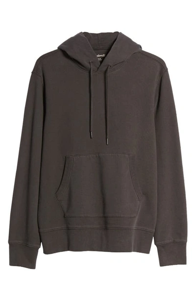 Shop Madewell Hooded Sweatshirt In Black Coal