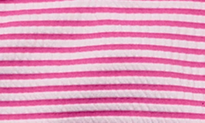 Shop Snapper Rock Kids' Raspberry Stripe Two-piece Swimsuit In Pink