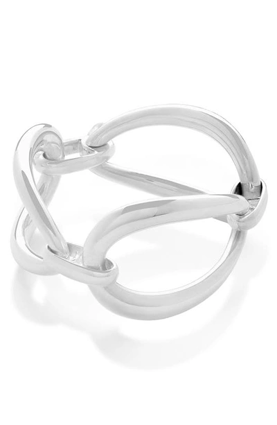 Shop Ippolita Cherish Triple Large Link Bracelet In Silver