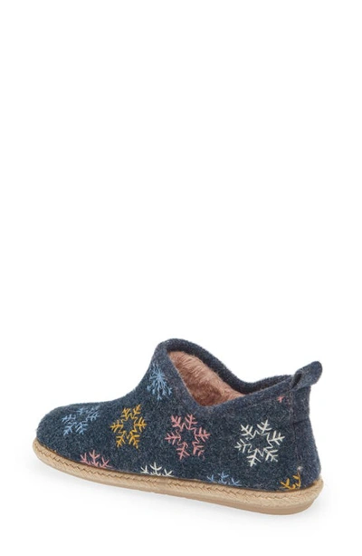 Shop Toni Pons Duna Wool Blend Slipper In Navy