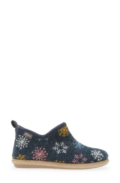 Toni Pons Duna Wool Blend Slipper In Navy