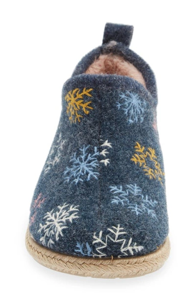 Shop Toni Pons Duna Wool Blend Slipper In Navy