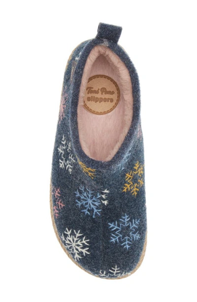 Toni Pons Duna Wool Blend Slipper In Navy