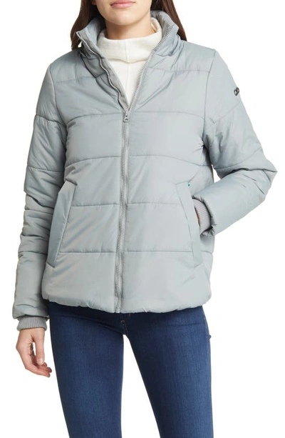 Shop Modern Eternity Leia 3-in-1 Water Resistant Maternity/nursing Puffer Jacket With Removable Hood In Graphite