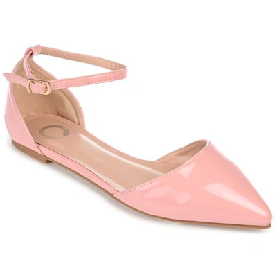 Shop Journee Collection Collection Women's Wide Width Reba Flat In Pink