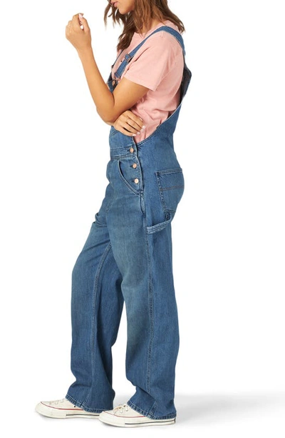 WRANGLER STRAIGHT LEG DENIM BIB OVERALLS 