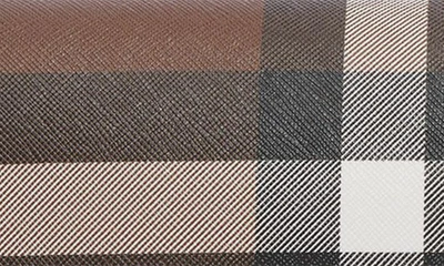 Burberry Medium Note Check & Leather Crossbody Bag In Dark Birch Brown